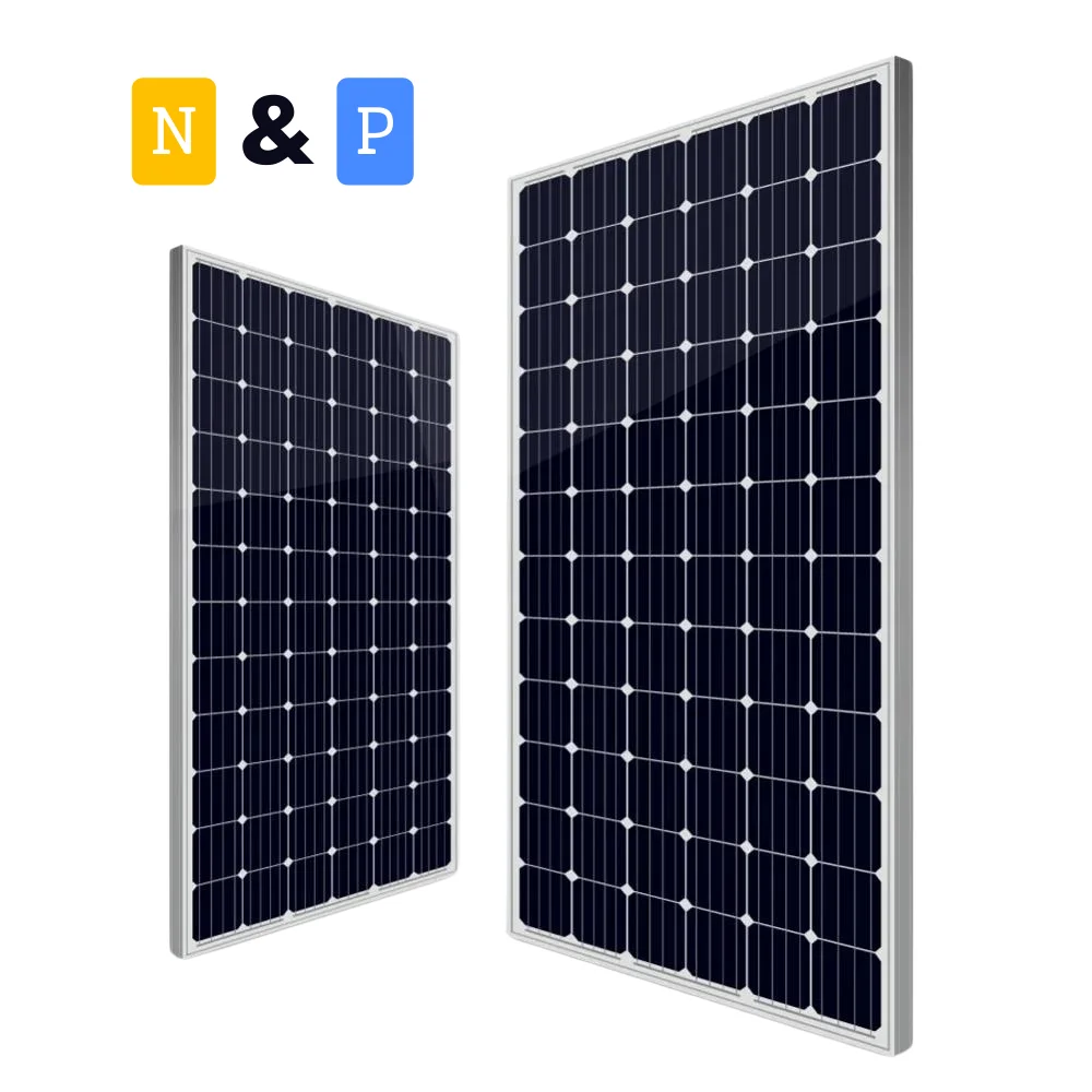 Difference between N and P type solar panel